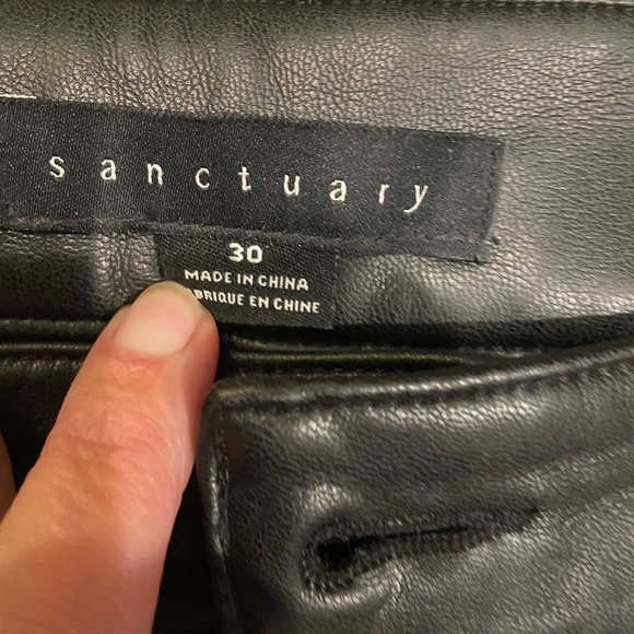 Sanctuary like leather pants size 30 - Picture 5 of 5